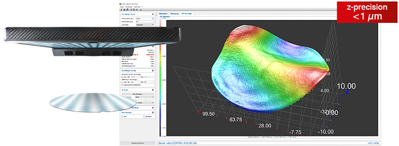 3D sensor for the inspection of shiny surfaces