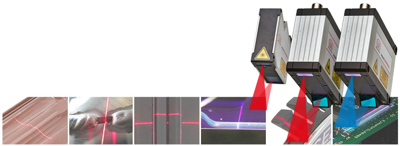 Laser scanners for 2D/3D profile measurements