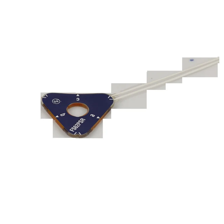 תצלום יצרן של רוזטת עיבור אופטית FS62PSR להדבקה מתוך גיליון הנתונים; גרסת ההגנה/הכבל עשויה להשתנות לפי המק״ט