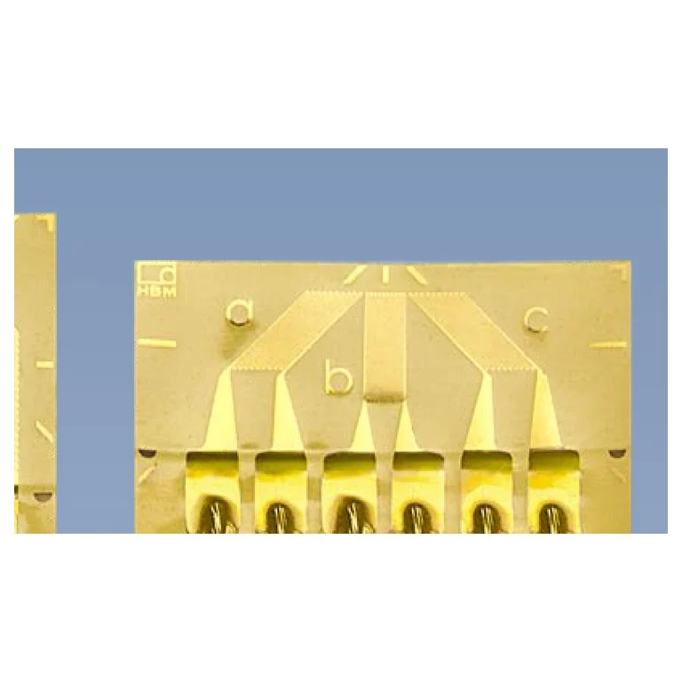 Representative HBK Y-series prewired strain-gauge product image; exact geometry varies by model