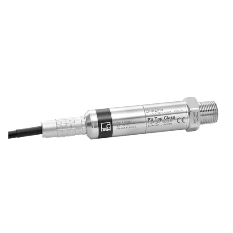 Manufacturer product photograph of the P3 Top Class BlueLine pressure transducer from its official data sheet