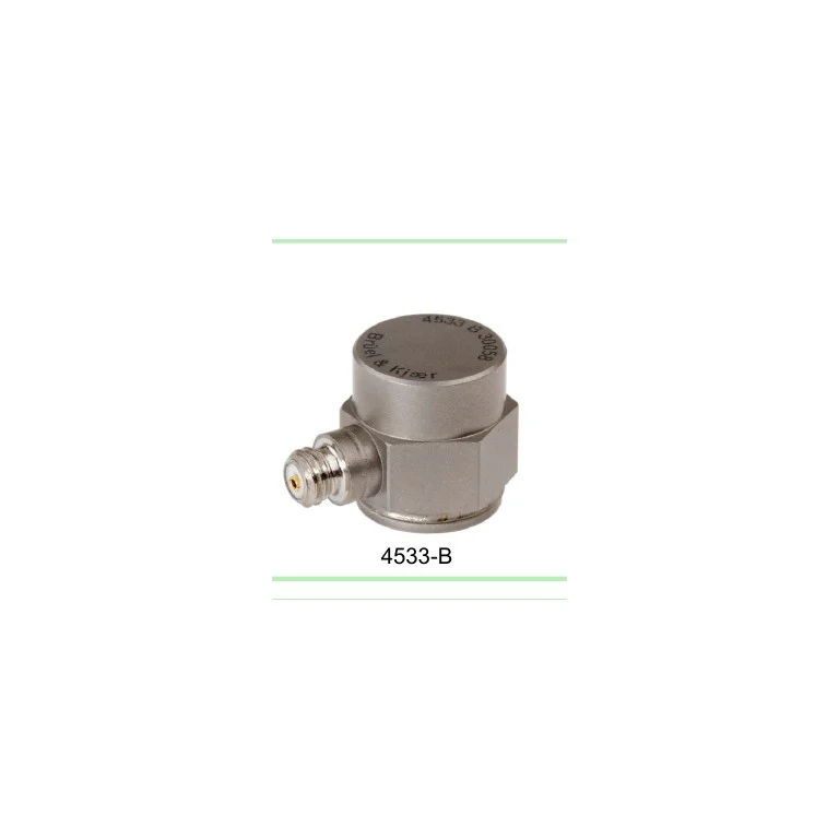 תצלום מוצר אמיתי ממפרט HBK של 4533-B עם מחבר קואקסיאלי צדדי; דגמי המשפחה נבדלים ברגישות אך חולקים את המבנה