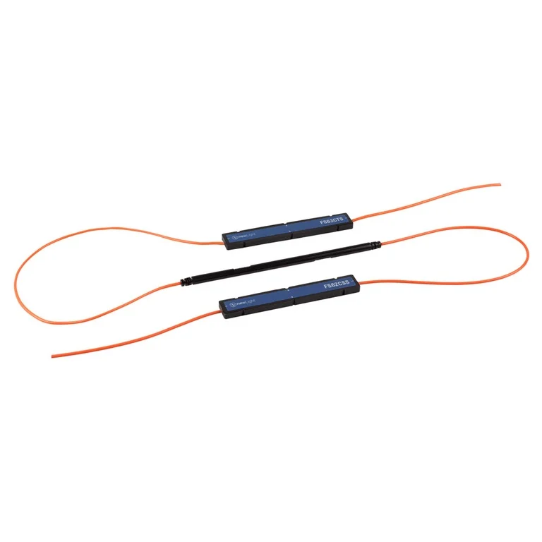 הדמיית מוצר רשמית של מערך newLight FS76 עם כבל ארמיד מתוך גיליון הנתונים; אורך וסידור המערך נקבעים לפי ההזמנה