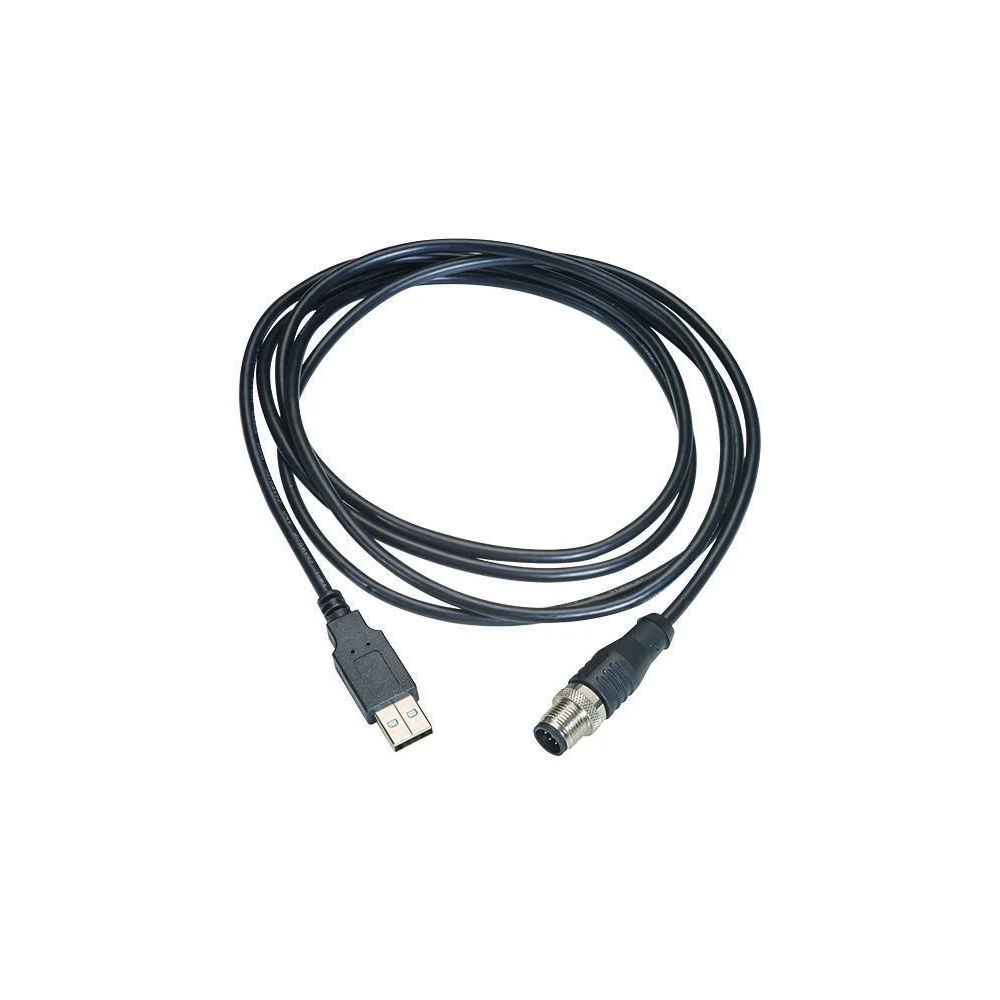 צילום כבל מלא מתוך מדריך ההפעלה של MFA: כבל USB למערכת MFA; שני הקצוות והכבל מוצגים ללא חיתוך