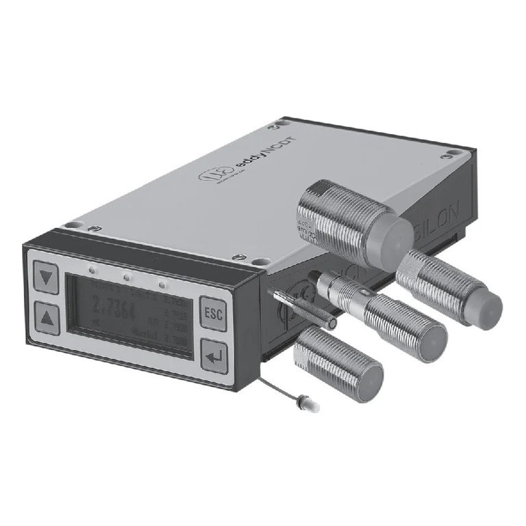 תמונת מערכת רשמית של eddyNCDT 3300 — הגשש המדויק עשוי להשתנות