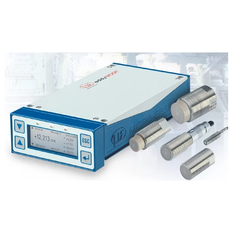 תמונת מערכת רשמית של eddyNCDT 3300 — הגשש המדויק עשוי להשתנות