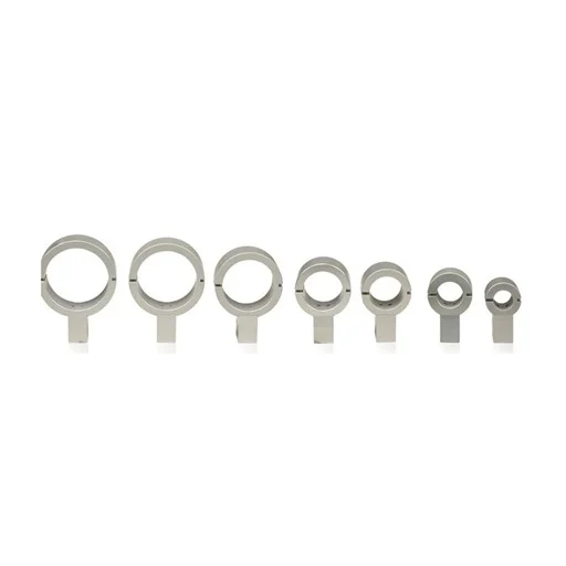 Official representative manufacturer rendering of the MA240x mounting-ring/adapter series from the confocalDT catalog; representative of MA2403, not a single variant