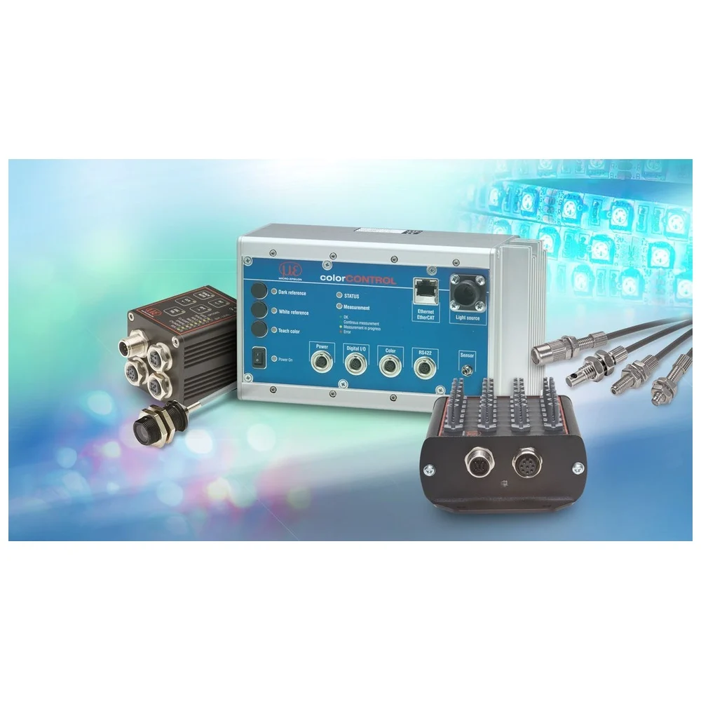 צילום יצרן של בקר colorCONTROL MFA וראשי/סיבי MFS הניתנים לבחירה במכלול