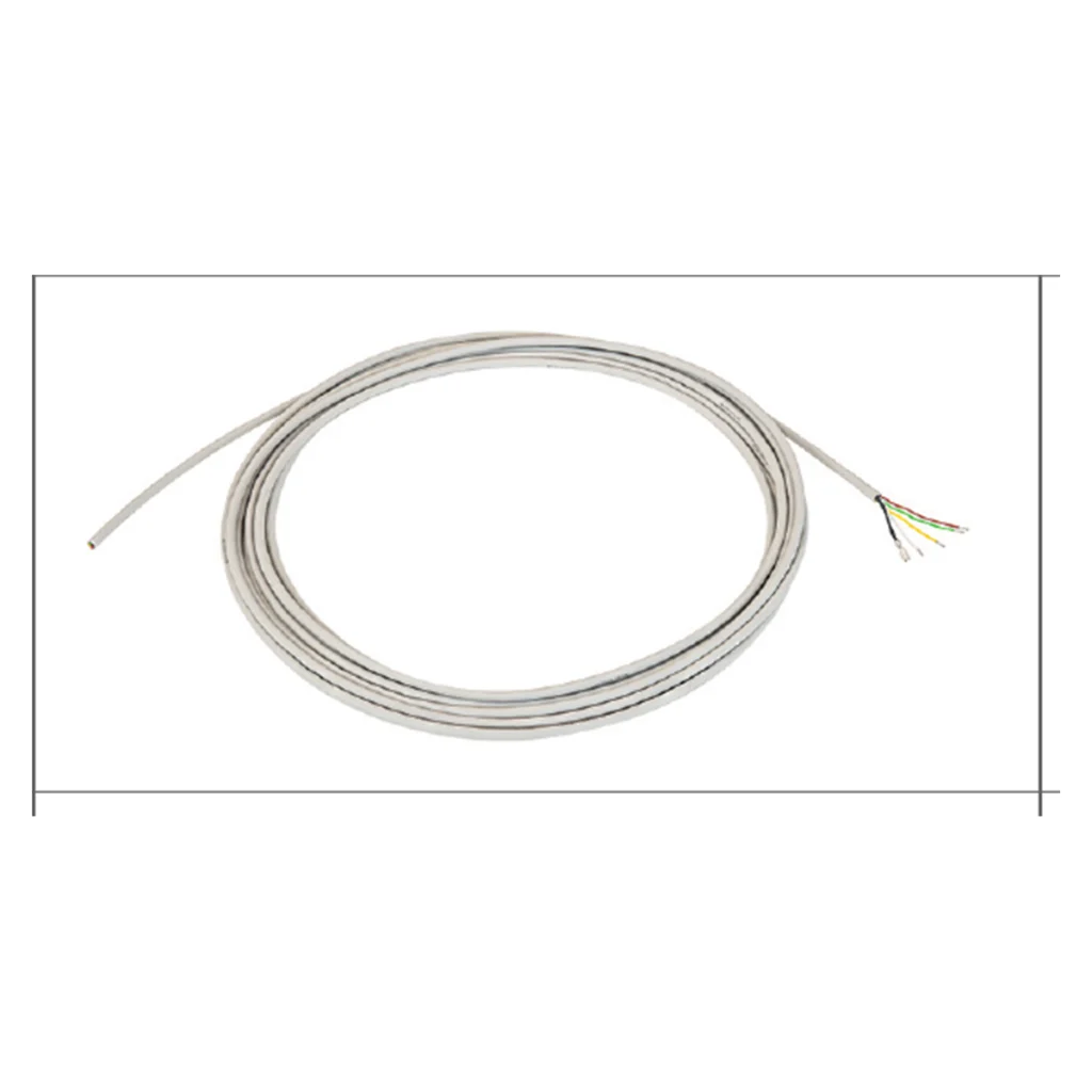 צילום יצרן רשמי של כבל PC7400-6/4 באורך 6 מ׳, 4 גידים, קצוות פתוחים וסיכוך (עמ׳ 70 במדריך MSC7xxx)