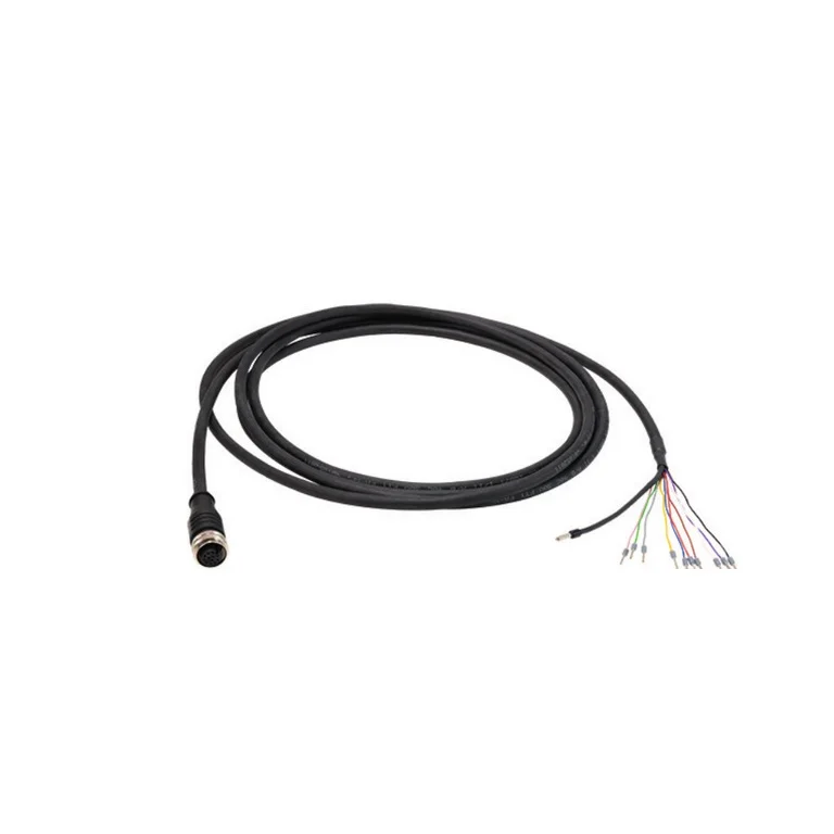 Manufacturer photo from the operating manual, p. 95: complete PCF1420-x/I cable, including its M12 sensor connector and open wire leads