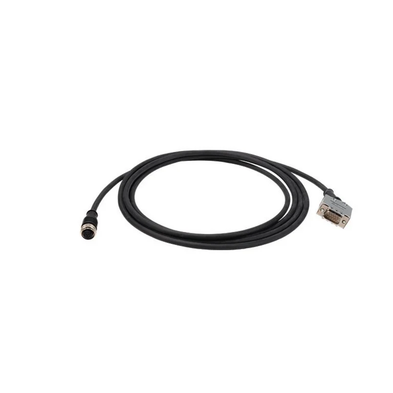 צילום יצרן מתוך מדריך ההפעלה, עמ׳ 95: הכבל PCF1420-x/IF2008 מוצג בשלמותו, כולל מחבר M12 וקצה 15-pin Sub-D connector for IF2008