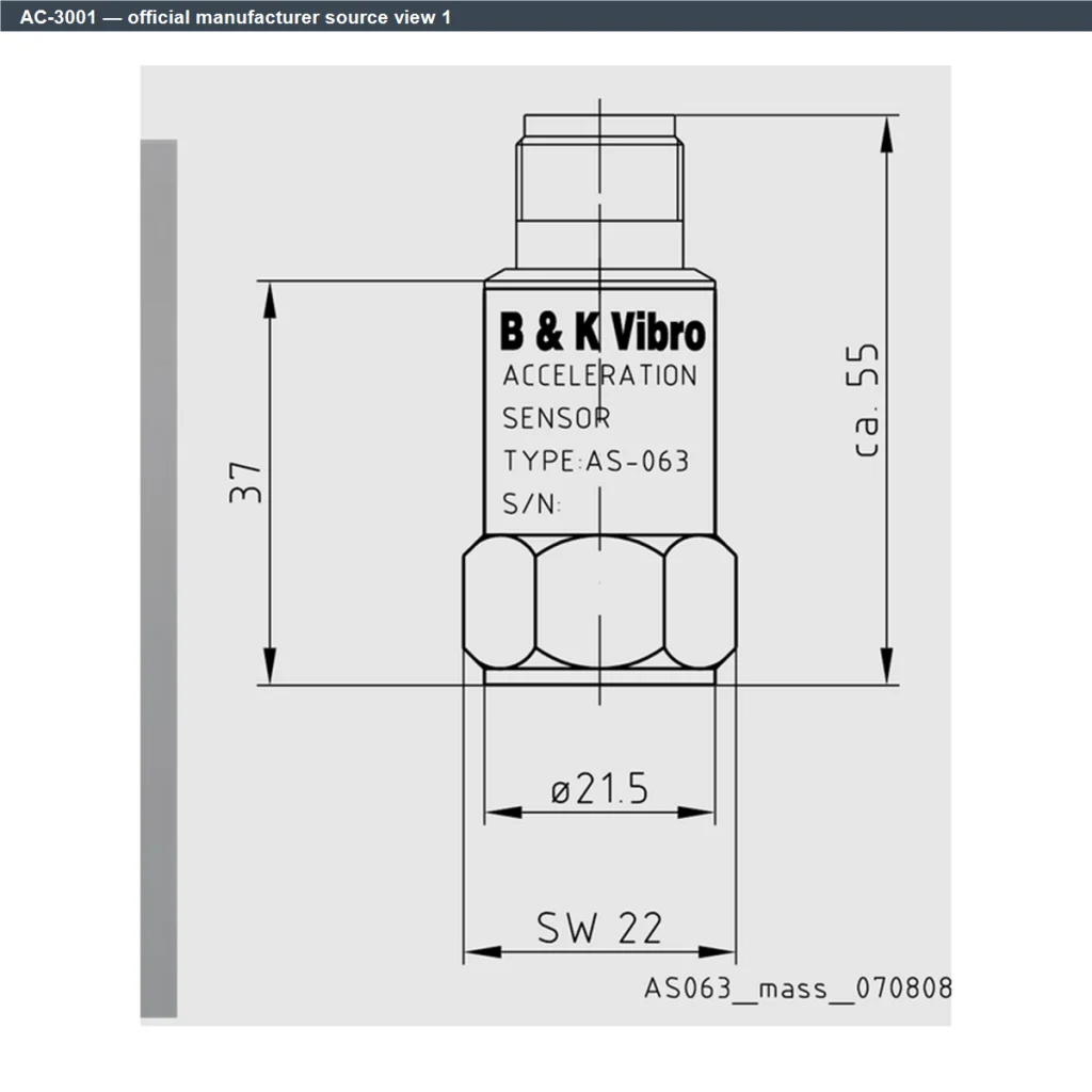 Official source view 1 for AC-3001 — the manufacturer page is contained in a square without cropping; it is not a dedicated pinout when none is published