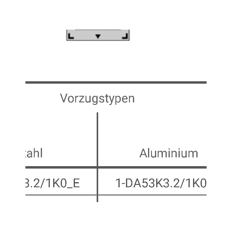 Official HBK geometry drawing: DA5 חצי־גשר, סריג 3.2 מ״מ; the catalog does not publish a second mechanical view for this geometry