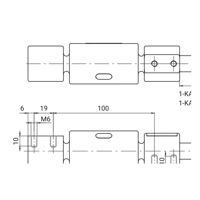 Manufacturer drawing — PW25PC3 side elevation with M12 connector and mounting dimensions