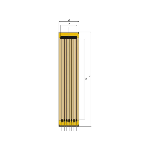 שרטוט מידות יצרן לדגם 1-RDS 40; המבט והמידות תואמים לדגם המסוים