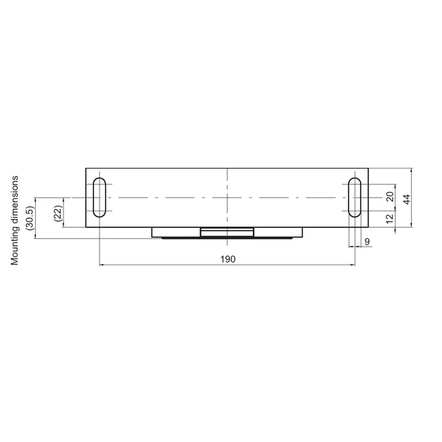 מבט תכנית ומידות התקנה של דגמי T40Lite ‏50–100 N·m מתוך מפרט HBK B06308