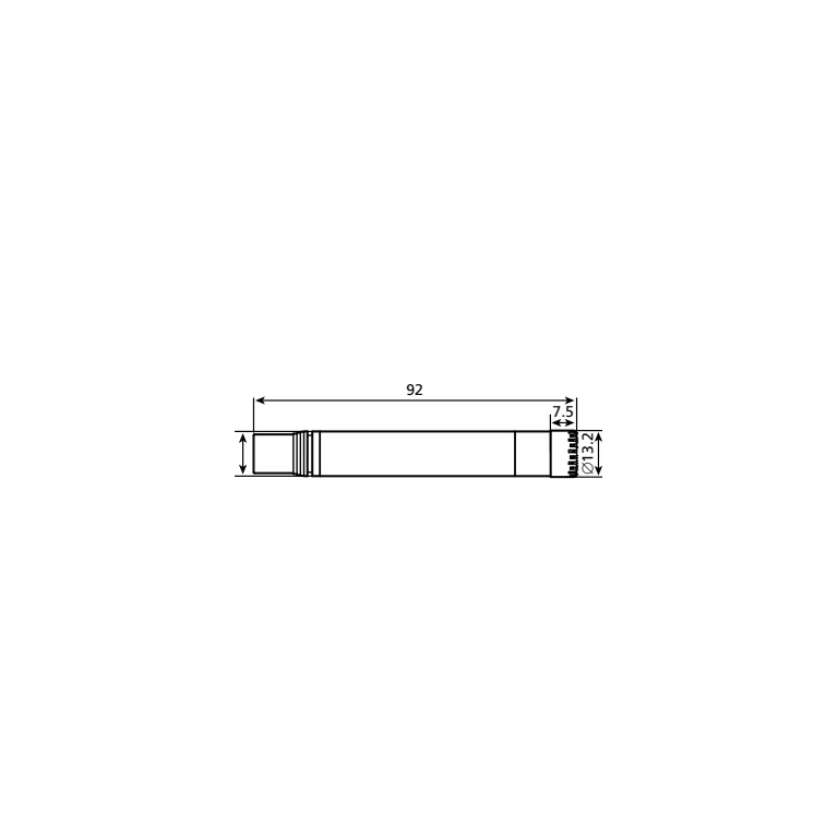 Official HBK/B&K Type 4190 dimensional drawing, view 1, from manufacturer catalog BF 0236; dimensions in mm.