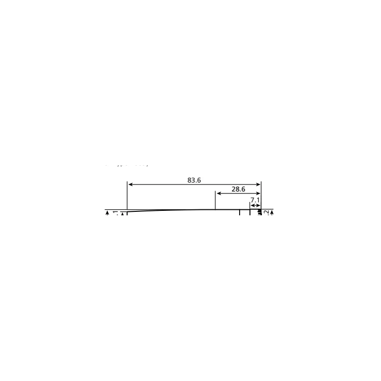 Official HBK/B&K Type 4191 dimensional drawing, view 1, from manufacturer catalog BF 0236; dimensions in mm.