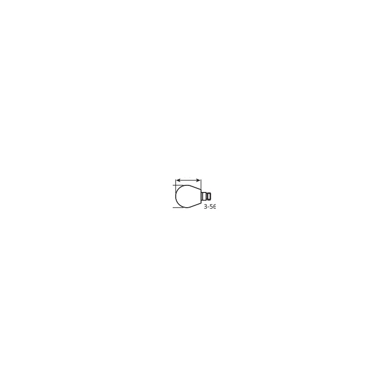 שרטוט מידות יצרן ל־Type 4517-C-001, מבט 1