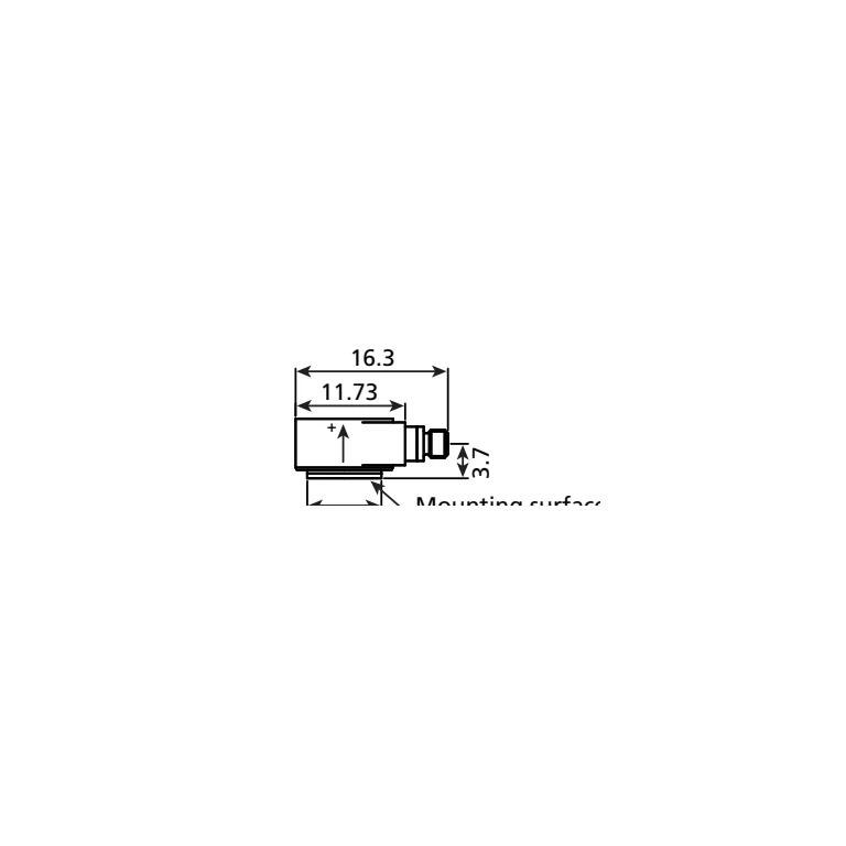 שרטוט מידות יצרן של Type 4521-C — מבט 1