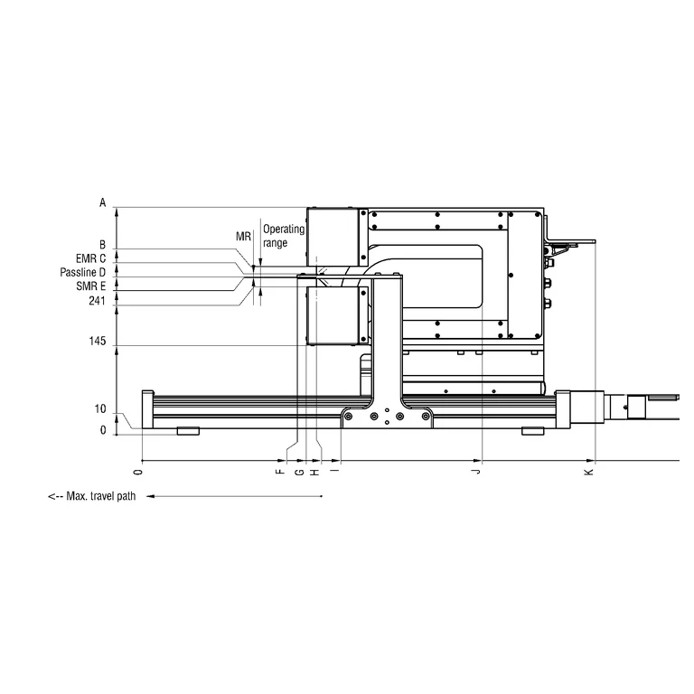 Manufacturer datasheet drawing — technical view 1