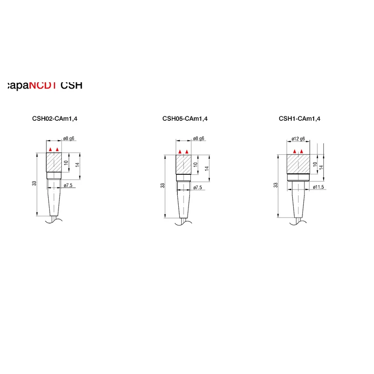 Manufacturer datasheet drawing — technical view 1