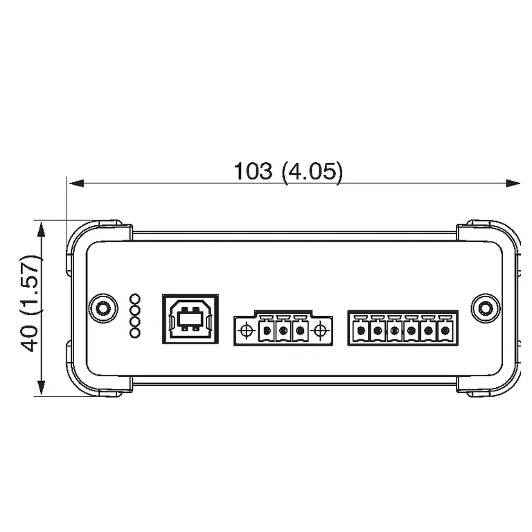 IF2004/USB front view