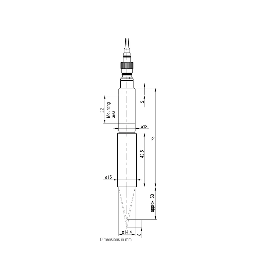 Complete official dimensional drawing plate for IFS2404-8, retaining the projections and dimension callouts shown by the manufacturer. Dimensions are in millimeters as stated in the source.