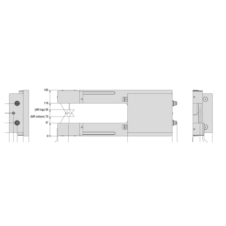 Manufacturer datasheet drawing — technical view 1