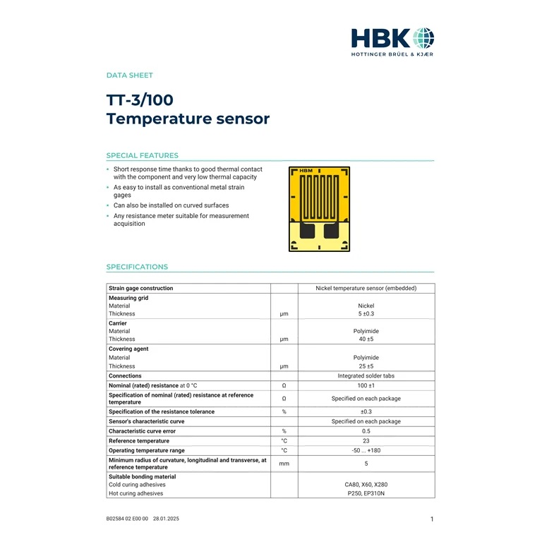 עמוד רשמי מלא מגיליון B02584 עם המחשת יישום של TT-3/100; נשמר ללא חיתוך ואינו שרטוט מידות נוסף