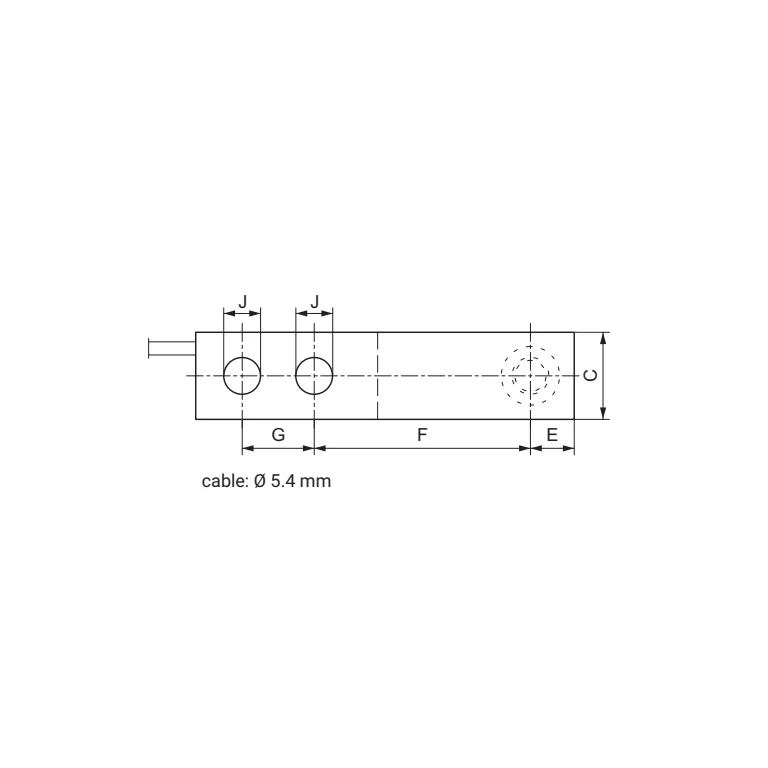 Distinct official HLC body dimensional drawing — plan view; exact dimensions vary by type and capacity