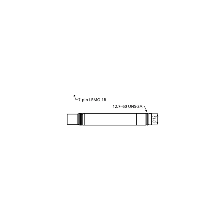 Official HBK/B&K Type 4190 dimensional drawing, view 2, from manufacturer catalog BF 0236; dimensions in mm.