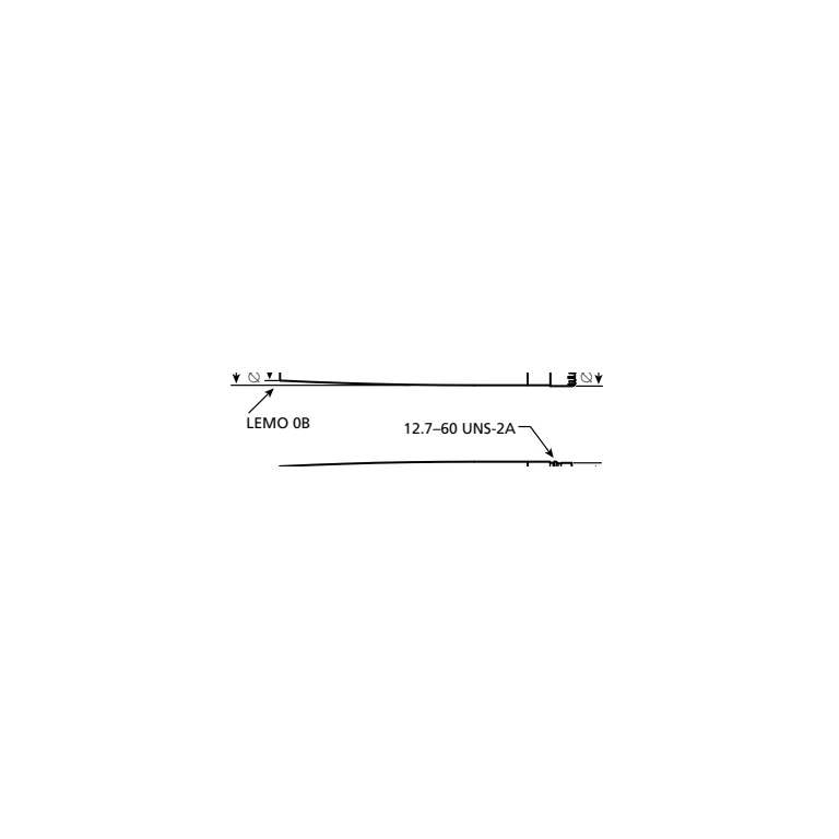 Official HBK/B&K Type 4191 dimensional drawing, view 2, from manufacturer catalog BF 0236; dimensions in mm.