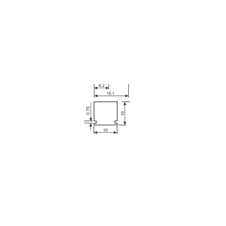 שרטוט מידות רשמי של HBK/B&K Type 4501-A, מבט 2, מתוך קטלוג היצרן BF 0236