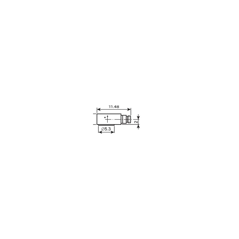 שרטוט מידות רשמי של HBK/B&K Type 4517, מבט 2, מתוך קטלוג היצרן BF 0236