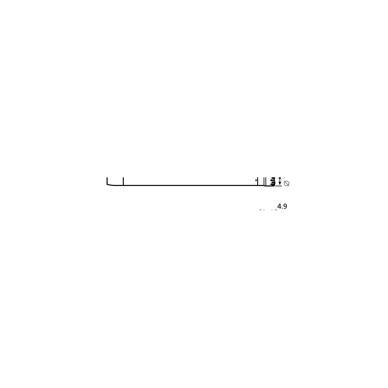 Official HBK/B&K Type 4938 dimensional drawing, view 2, from manufacturer catalog BF 0236; dimensions in mm.