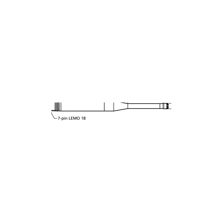 שרטוט מידות רשמי של HBK/B&K Type 4941, מבט 2, מתוך קטלוג היצרן BF 0236; המידות במ״מ.