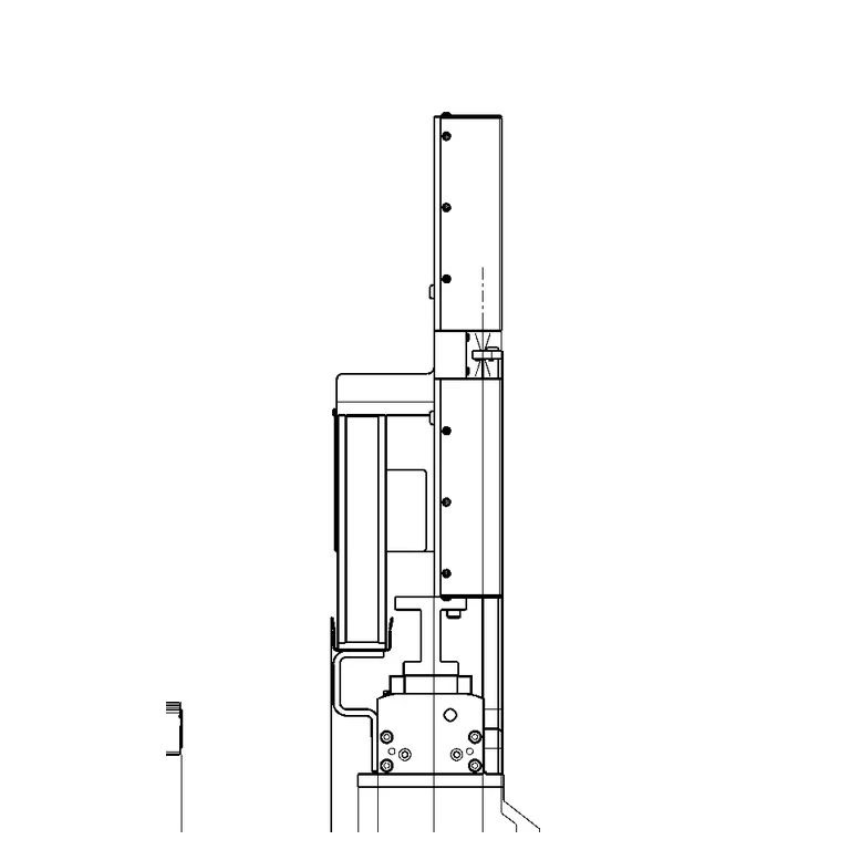 Manufacturer datasheet drawing — technical view 2