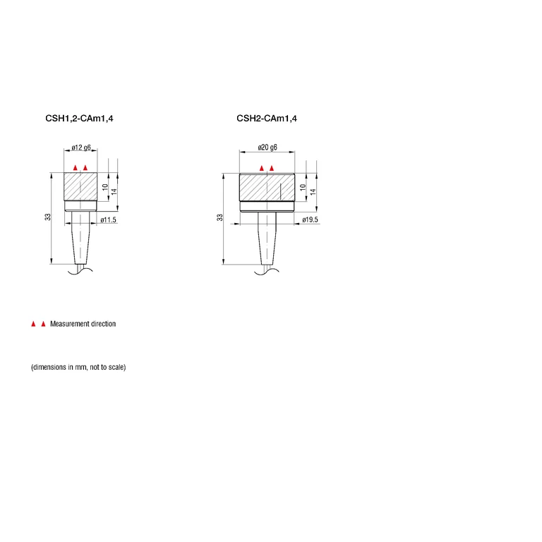 Manufacturer datasheet drawing — technical view 2