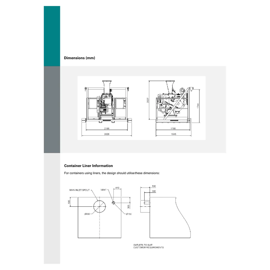 Official FulFiller C datasheet/technical view — second view; full-page contain-fit with no cropping