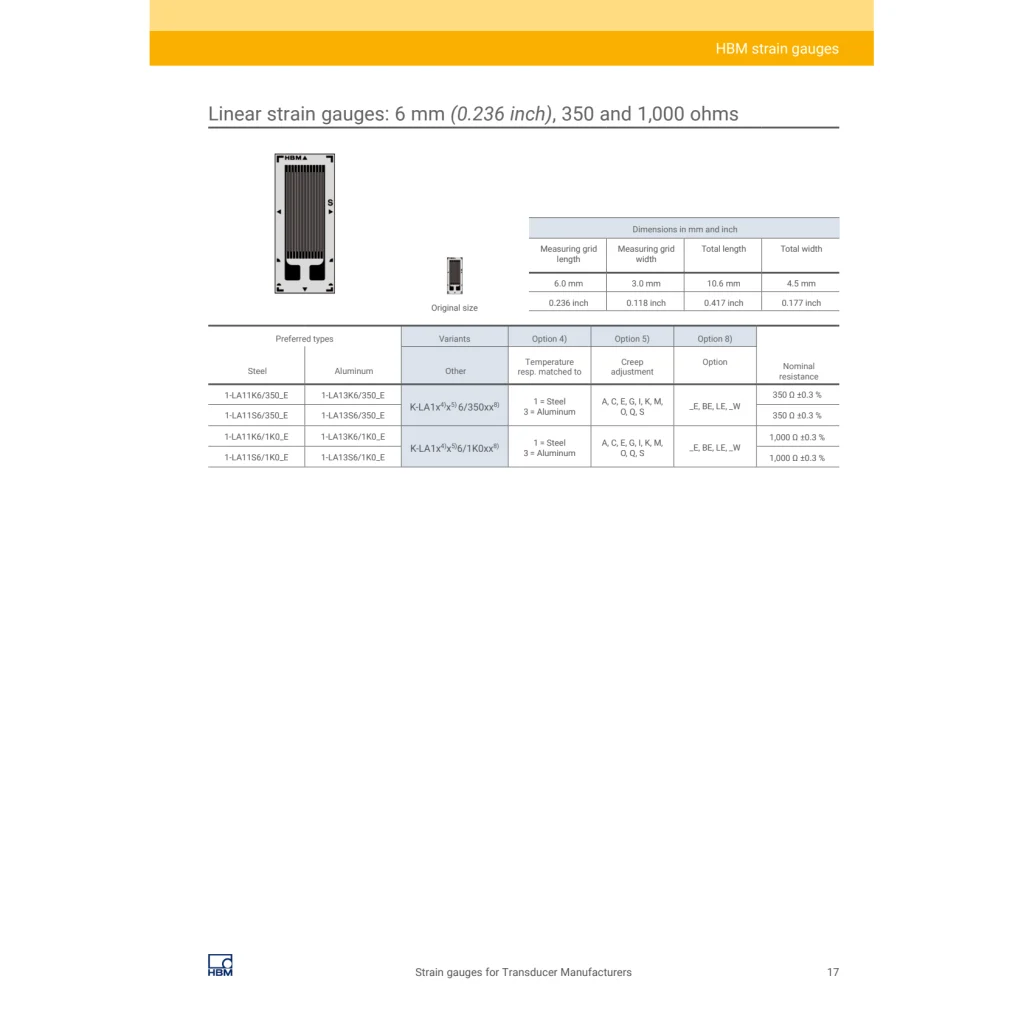 Additional official HBK catalog page with a technical view of the LD20 and linear-grid family; supplementary family drawing
