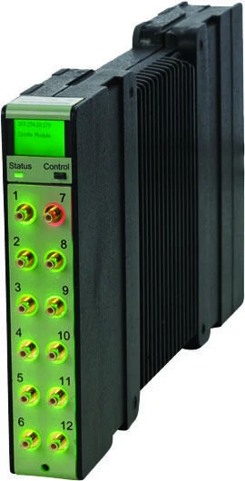 מודול LAN-XI 3053 בתצלום היצרן עם הפנל הרגיל המתועד.