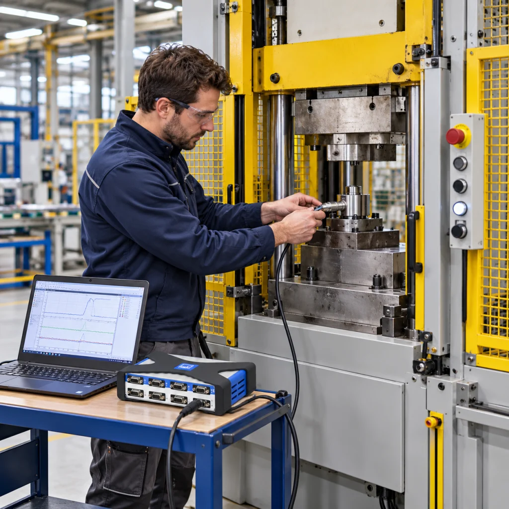 שילוב חיישני scanCONTROL במכונת ייצור — Factory measurement integration