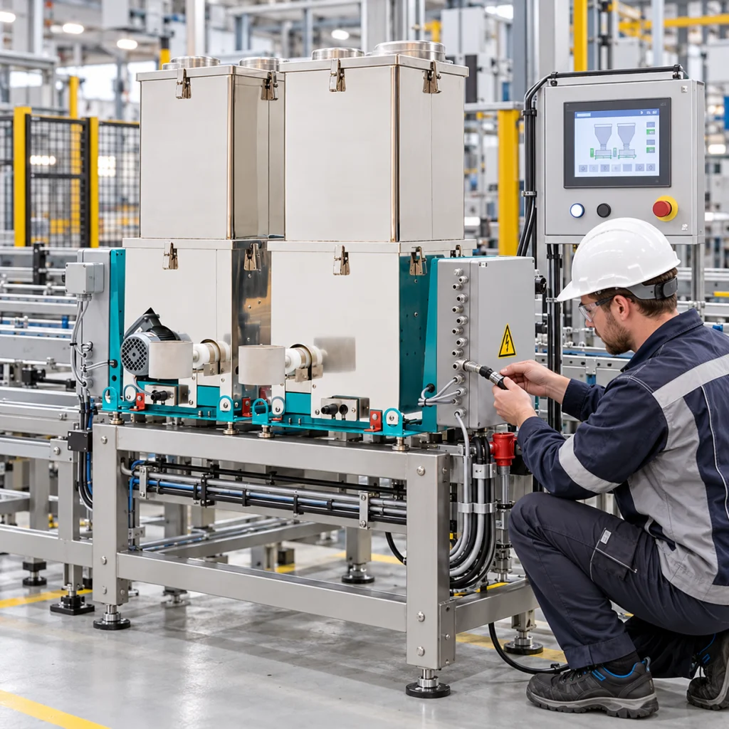 שילוב חיישני scanCONTROL במכונת ייצור — Factory measurement integration
